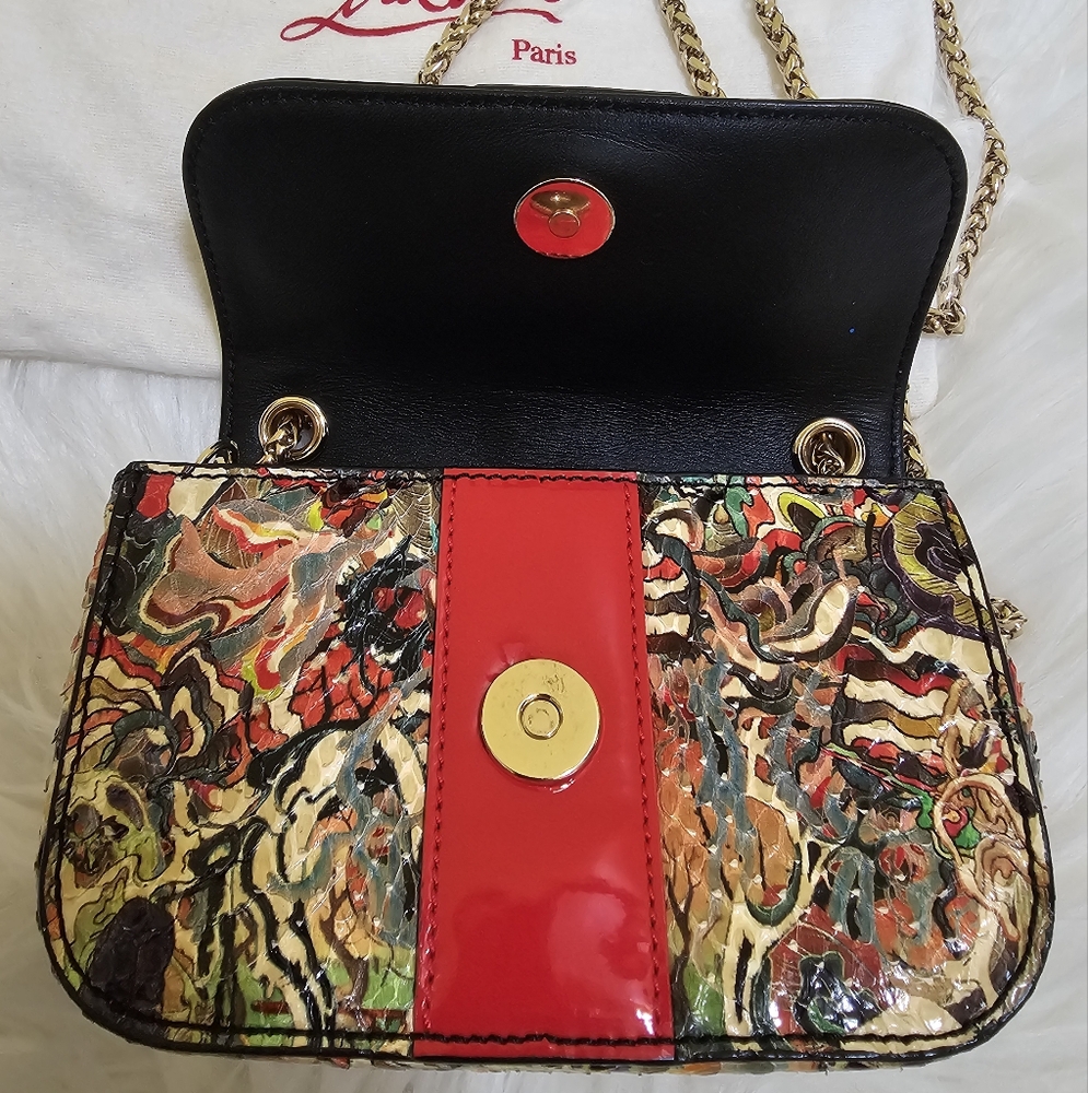 Authentic Christian Louboutin Snakeskin Sweet Charity - Picture 10 of 17